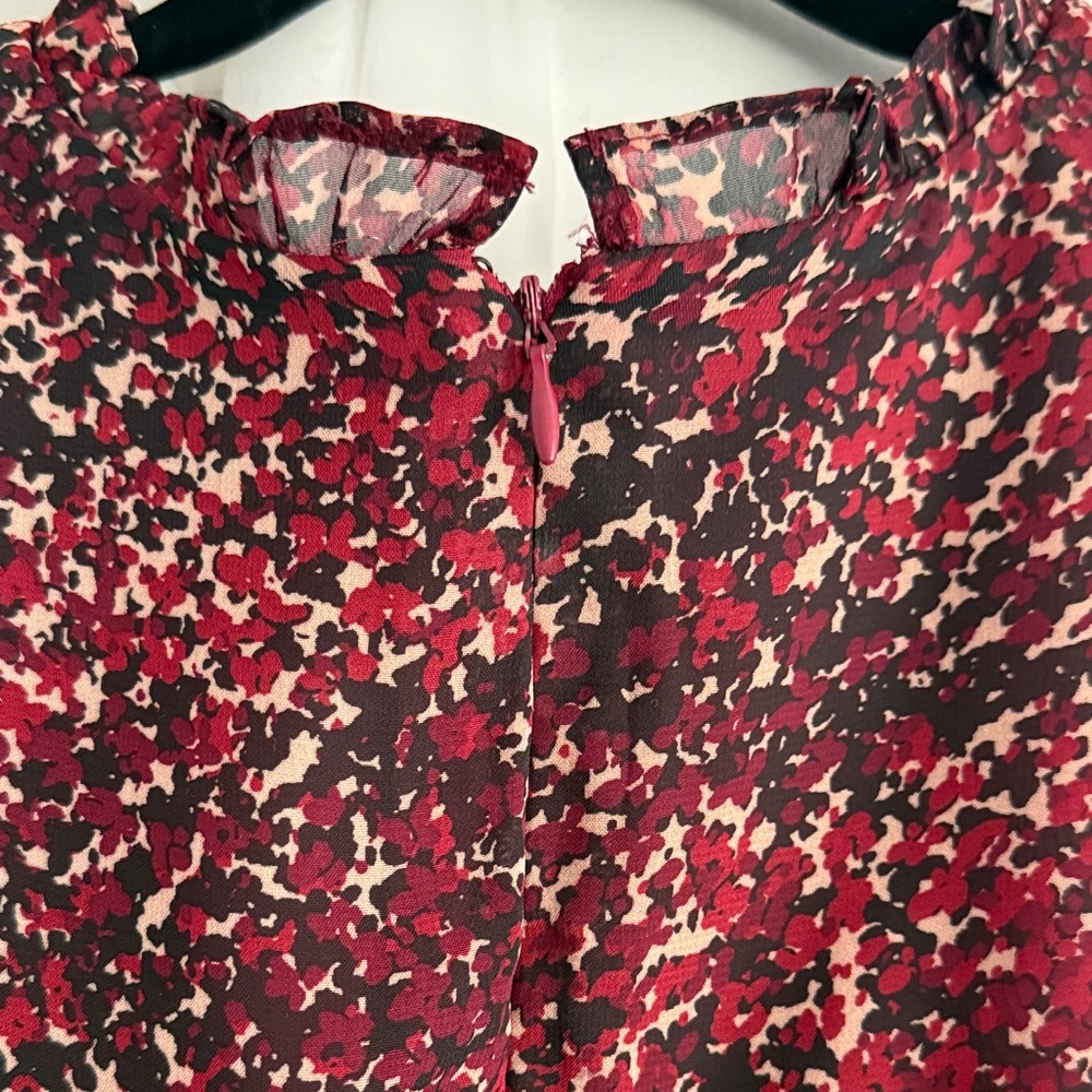 Red Patterned Dress - Picture 4 of 4